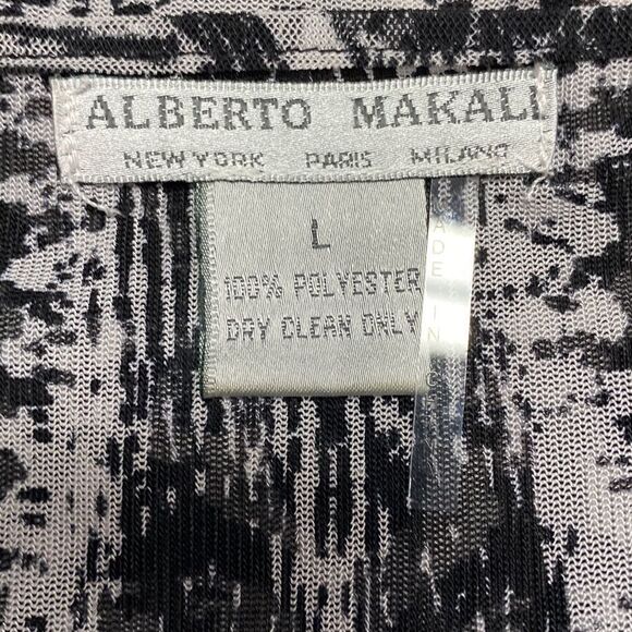 Alberto Makali Black & White Cami & Fringe Cardigan Set Size Large NWT - Picture 8 of 8